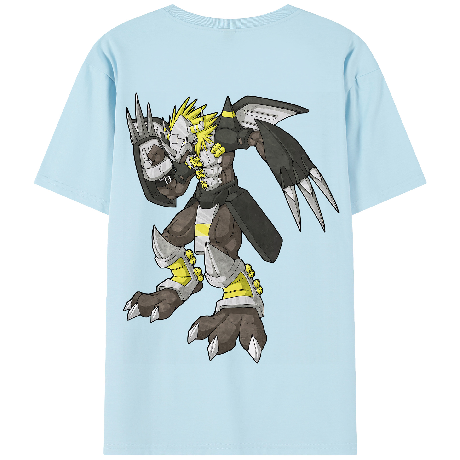 （画像用） Digimon デジタルモンスター/デジモン 綿100％半袖Tシャツ（背面プリント）